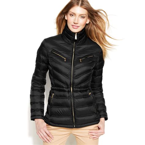 michael kors quilted jacket women's|michael kors women's puffer jacket.